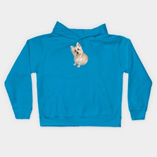 Wheaten Colored Cairn Terrier - Just the Dog Kids Hoodie